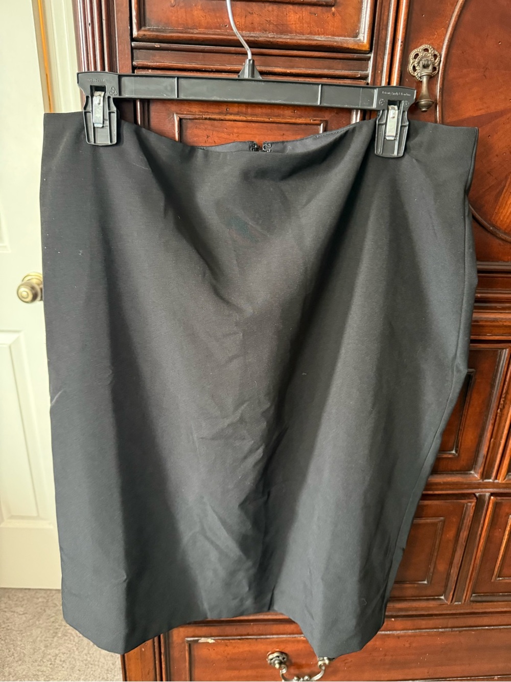 Adrianna Papell Black Pencil Skirt size 14